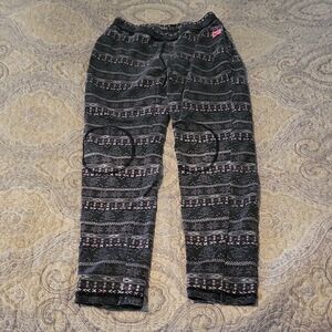 Nike Kids Black and Gray Patterned Joggers